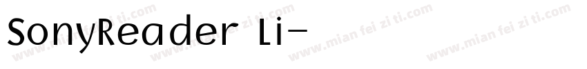 SonyReader Li字体转换